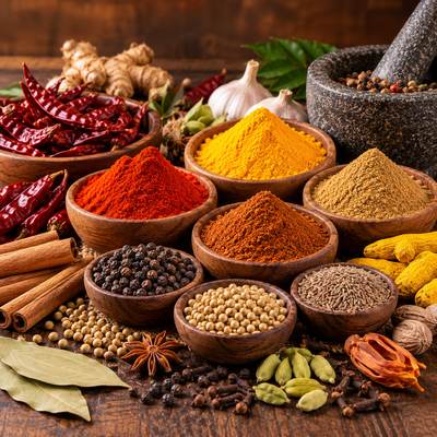 Masalas and spices